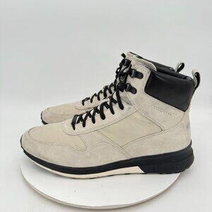 Cole Haan Grandpro Men Size 11.5M C30598 Light Grey Suede Black Hiker Boot